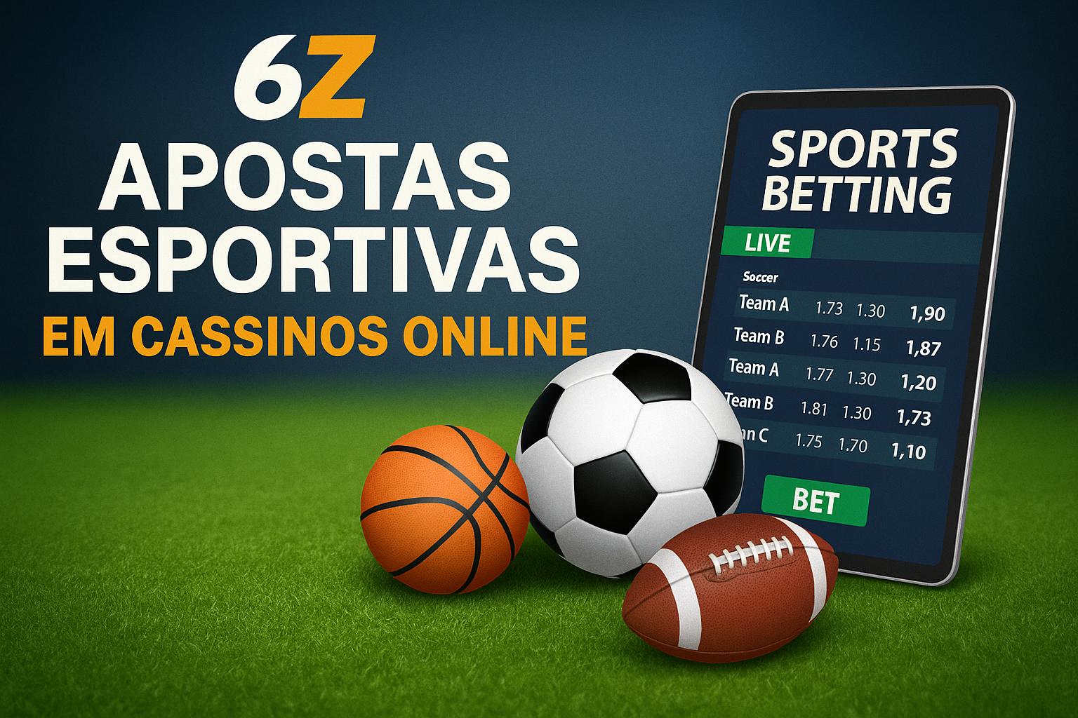 Apostas esportivas no cassino online 6Z  